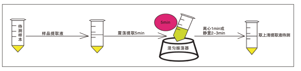 呕吐毒素荧光定量检测试纸条前处理