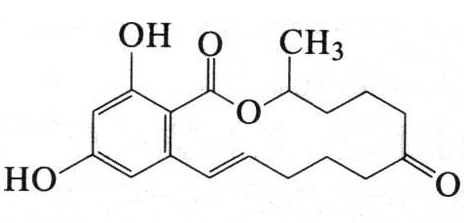 玉米赤霉醇结构式